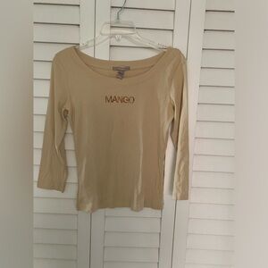 Mango Long Sleeved Shirt Size Medium